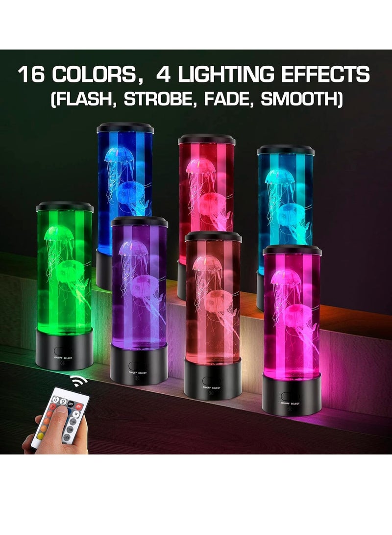 Jellyfish Lava Aquarium Lamp With Colour Changing LED Light - Image 2
