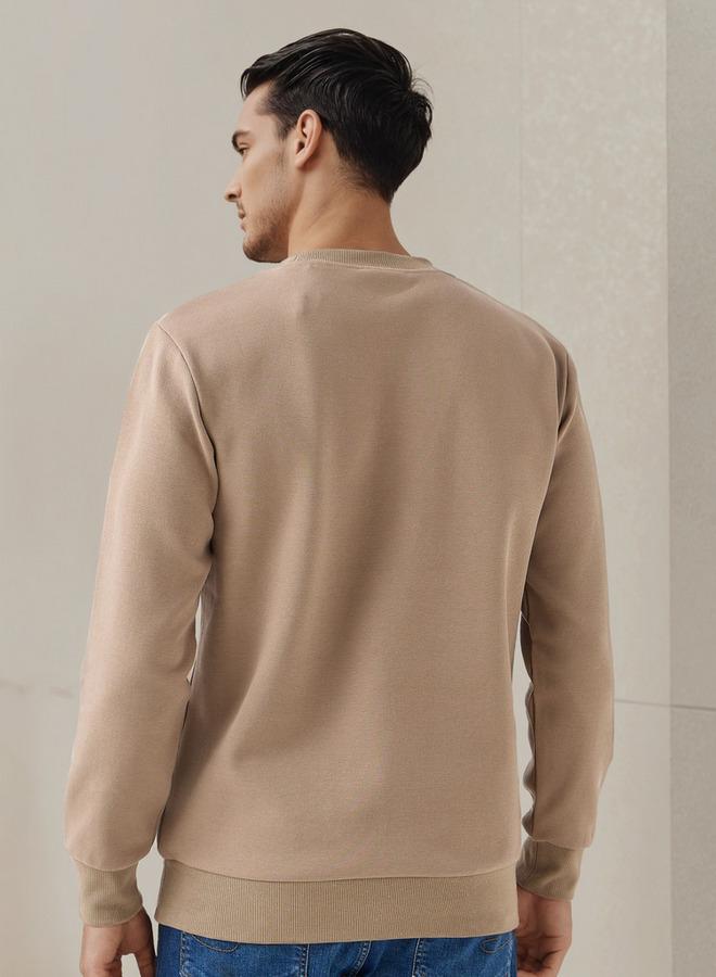 Emperor Men Relaxed Fit Cotton Blend Sweatshirt - Image 3