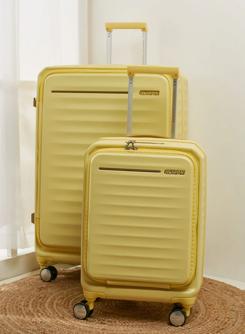 امريكان توريستر Frontec Spinner 54 Cm Hard Cabin Expandable Suitcase Luggage Trolly Bag