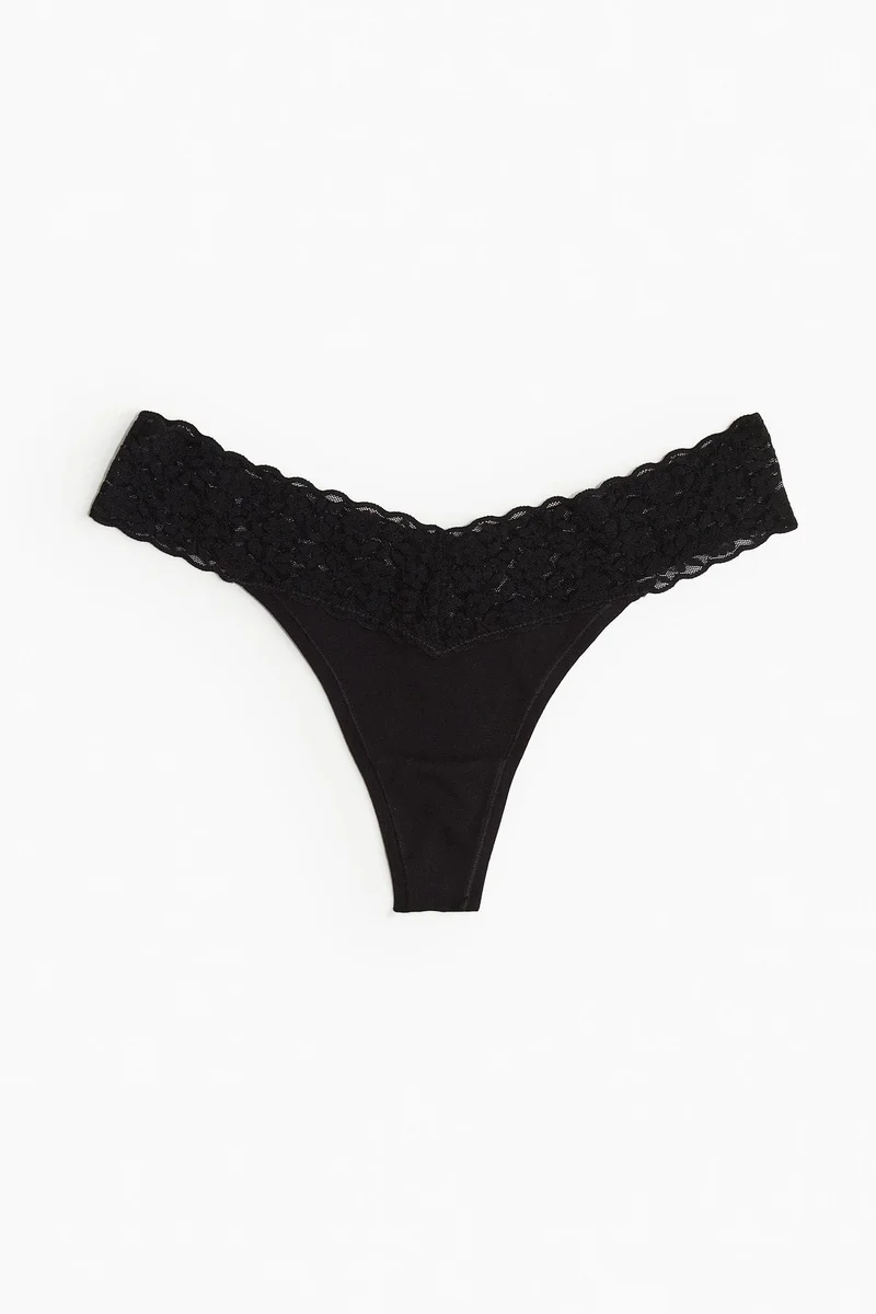 H&M 10-pack lace thong briefs