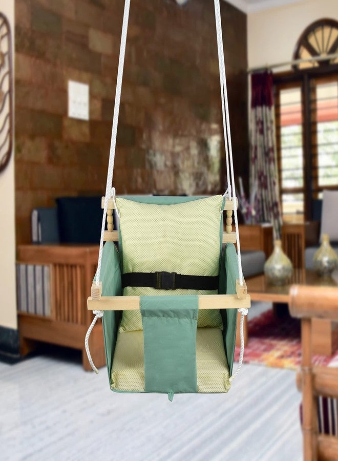BOFFLE Swing for Kids | jhula for Kids | jhula for Baby | Baby Swing Hanging Indoor Outdoor | Baby Garden Swing with 1 Pillows (6 Months to 3 Years) (Up to 20 kg) - Image 2