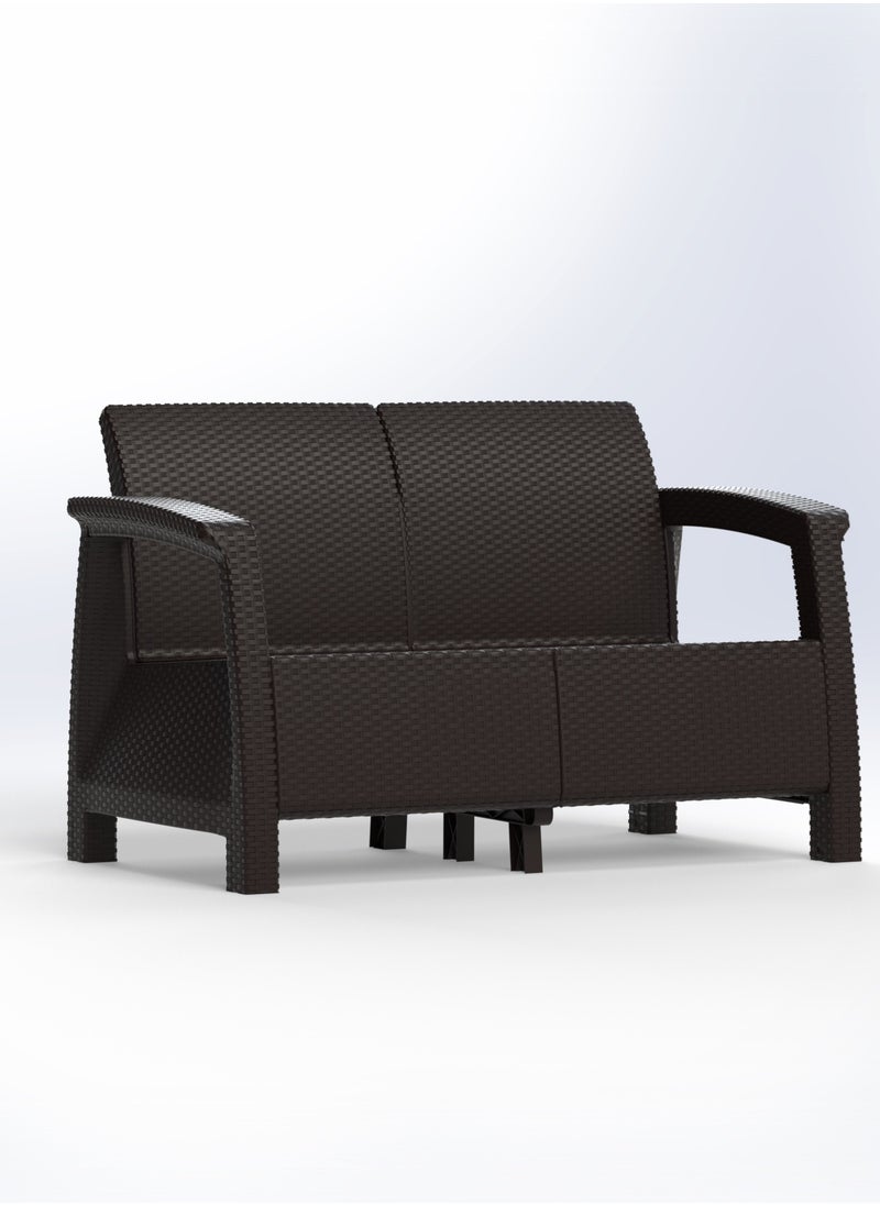 3MPlast - Havana Sofa 4-Seater Set, Rattan Modern Outdoor Furniture, with Comfort Cushion & Coffee table - Image 1