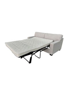 SYNERGY Synergy Fabric Sofa With Pull Out Bed Fabric Sofa Bed | Convertible Sleeping Sofabed (Mattress not Included) | Comfortable Living Room Furniture L181xW91xH83cm - Grey  - Image 5