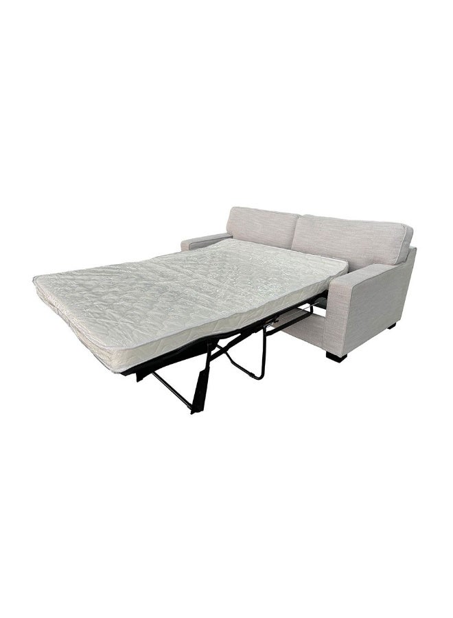 SYNERGY Synergy Fabric Sofa With Pull Out Bed Fabric Sofa Bed | Convertible Sleeping Sofabed (Mattress not Included) | Comfortable Living Room Furniture L181xW91xH83cm - Grey  - Image 5