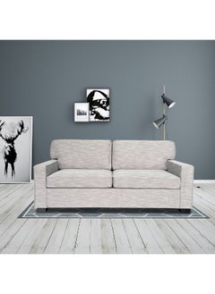 SYNERGY Synergy Fabric Sofa With Pull Out Bed Fabric Sofa Bed | Convertible Sleeping Sofabed (Mattress not Included) | Comfortable Living Room Furniture L181xW91xH83cm - Grey  - Image 1