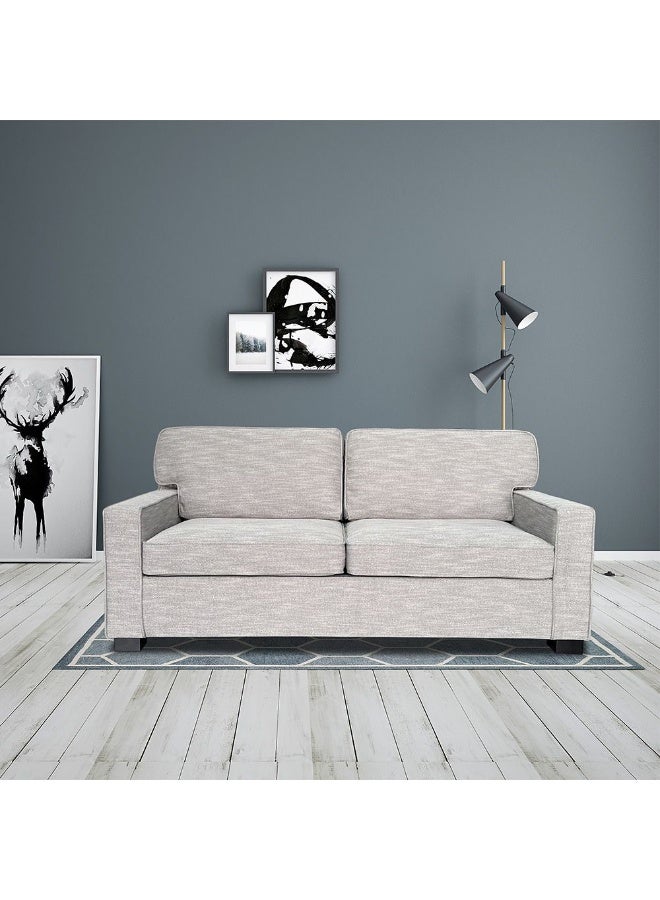 SYNERGY Synergy Fabric Sofa With Pull Out Bed Fabric Sofa Bed | Convertible Sleeping Sofabed (Mattress not Included) | Comfortable Living Room Furniture L181xW91xH83cm - Grey  - Image 1