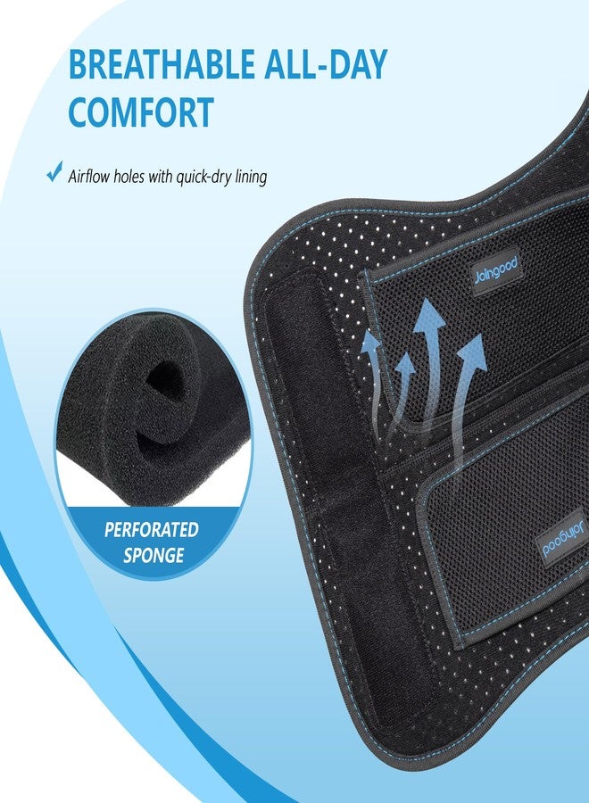 joingood Arm Sling Shoulder Immobilizer for Women and Men, Fits Left or Right Arm - Rotator Cuff & Elbow Injury Support Brace with Waist Strap, Breathable Comfort Design, L - Image 4