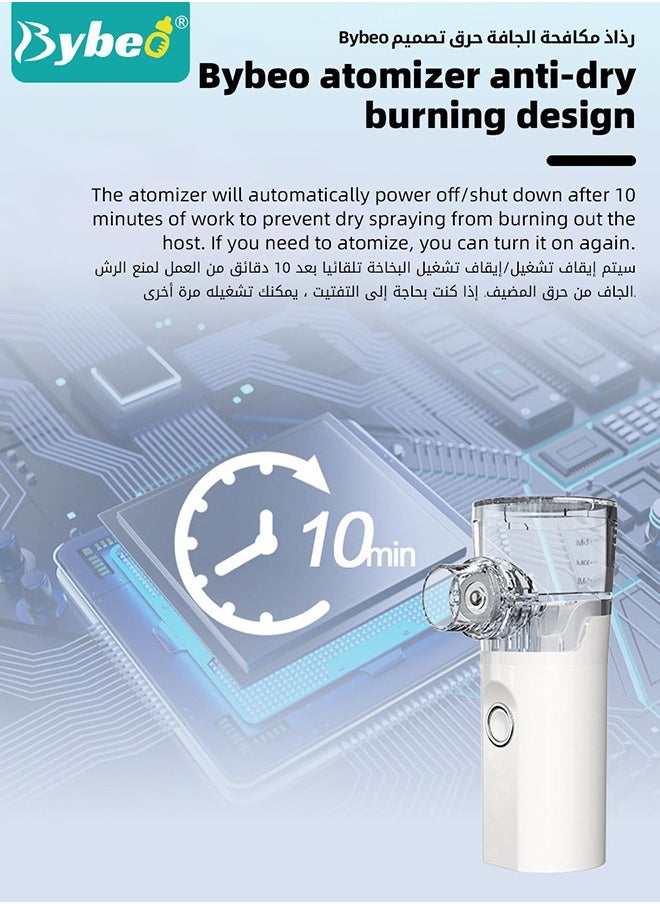 Household Nebulizer, Mini Vaporizers With 2 Modes, Portable Steam Inhaler