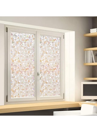 Window Privacy Film, 3D Decorative Static Cling Window Privacy Film No Glue Removable Home Office Film Anti UV Window Cling Decorative 44.5 x 200cm - pzsku/ZBEE3D6E2EF12766417AEZ/45/_/1740988535/eb92a956-853a-4520-9ec9-904e5fec853a