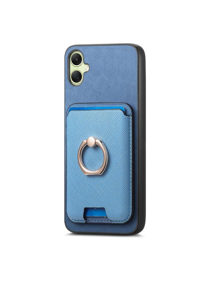 اس-توب جراب لهاتف Samsung Galaxy XCover 7 بتصميم كلاسيكي متقاطع من الجلد مع حلقة إدخال عمودية وحقيبة بطاقات وحافظة هاتف MagSafe - Image 2