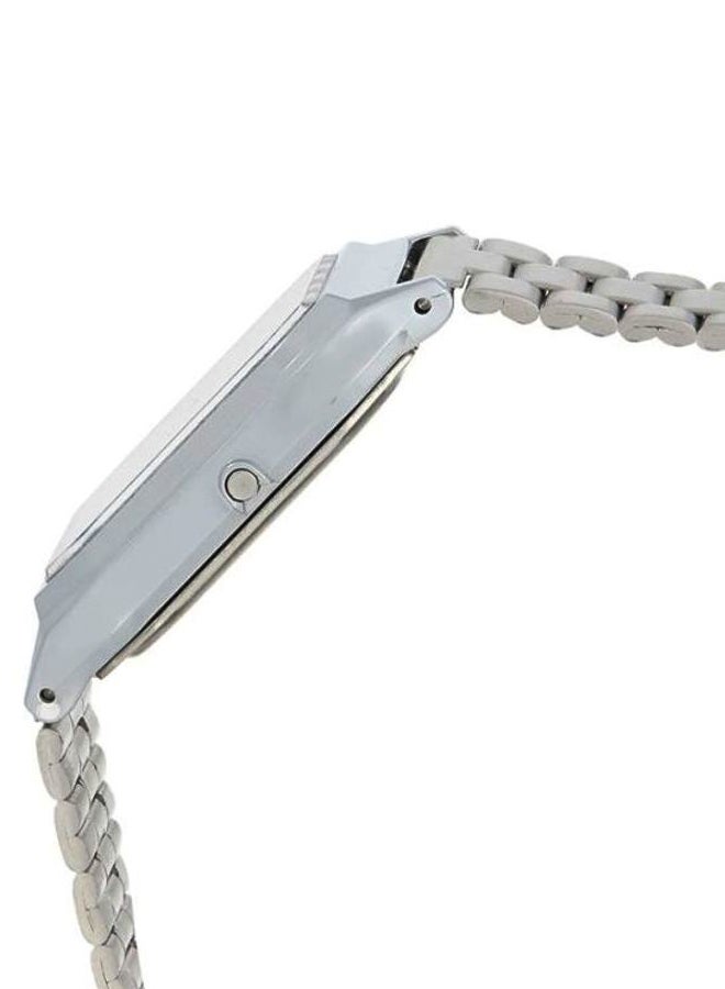 كاسيو ساعة يد رقمية وبعقارب مقاومة للماء من إنتايسر طراز AQ-230A-7BHDF - قياس 30 مم - لون فضي رجال - Image 5