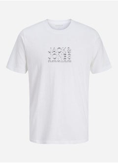 Jack Jones Slogan Print Crew Neck T-Shirt 