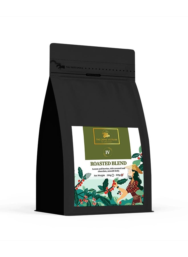 The Caphe Vietnam The Caphe Vietnam Roasted Blend Premium Ground Coffee - 1 KG | Ethiopian Arabica + Vietnamese Robusta | Premium Coffee Ground  - Image 1