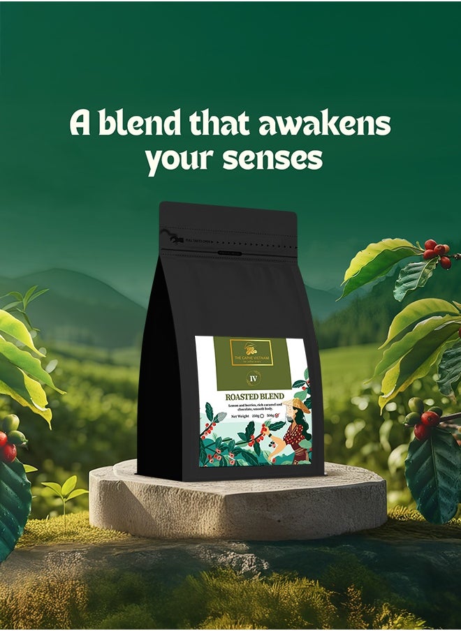 The Caphe Vietnam The Caphe Vietnam Roasted Blend Premium Ground Coffee - 1 KG | Ethiopian Arabica + Vietnamese Robusta | Premium Coffee Ground  - Image 5