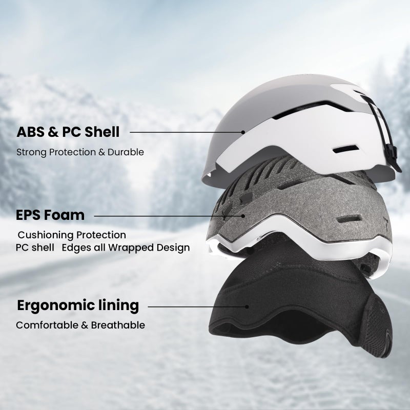 GROTTICO Snow Ski Helmet for Adults - Adjustable Ventilated Snowboard Helmet for Men Women & Youth - Image 2