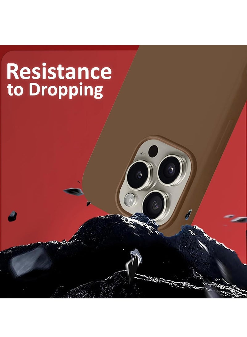 Liquid Silicone iPhone 16 Pro Max Case - Ultra Slim, Drop Protection, Soft Anti-Scratch Microfiber Lining (Model K) - Image 3