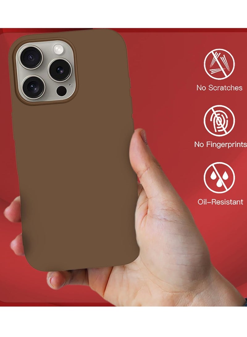 Liquid Silicone iPhone 16 Pro Max Case - Ultra Slim, Drop Protection, Soft Anti-Scratch Microfiber Lining (Model K) - Image 4