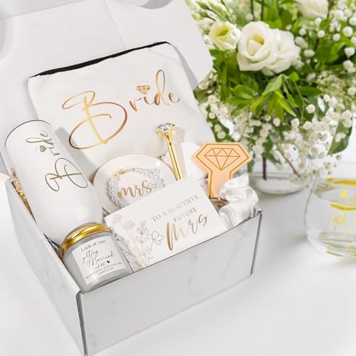 Frerdui Bride To Be Gifts Box, Bridal Shower Gifts, Bachelorette Gifts for Bride, Wedding Gifts Engagement Gifts for Her, Bachelor Party Gifts Fiance Gifts for Women, Future Mrs Newly Engaged Gifts Ideas - Image 3