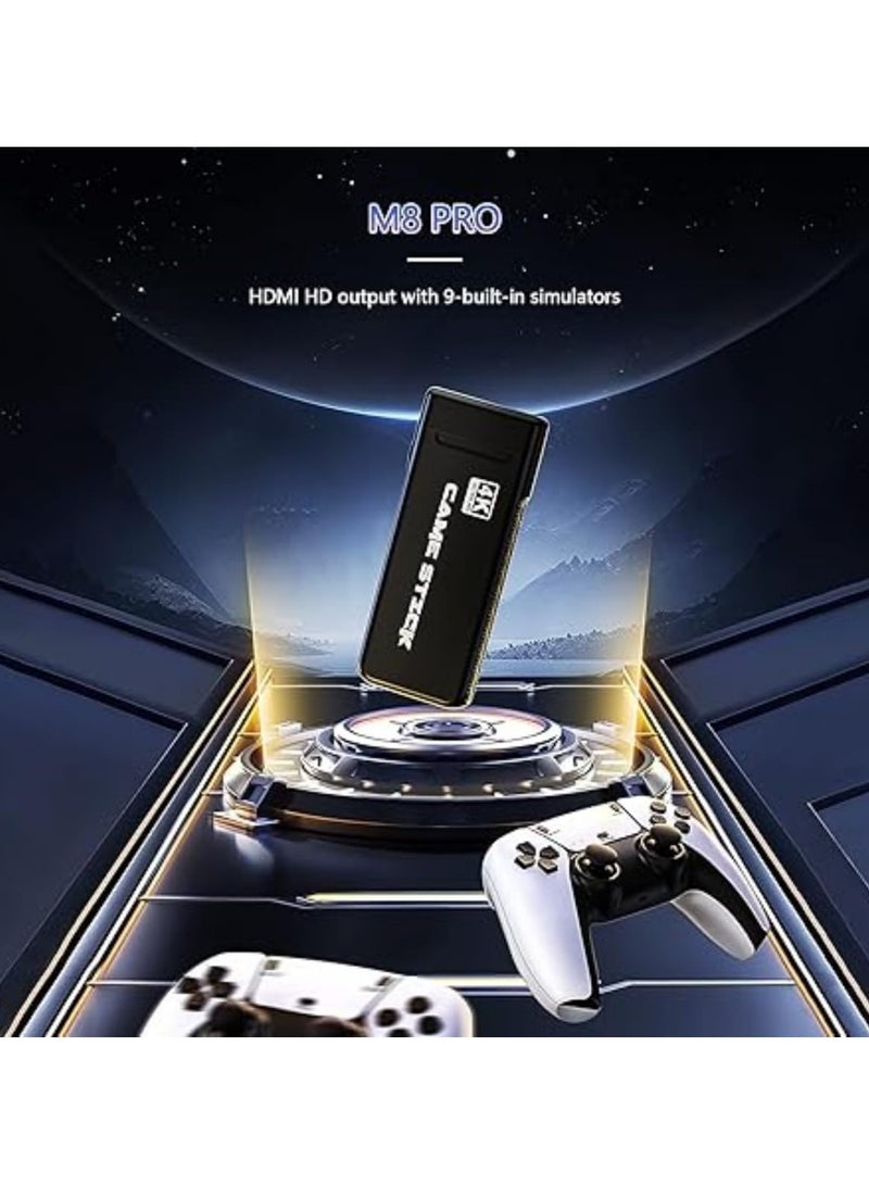 Retro Game Console 4K HDMI, Wireless Gaming Console, Vintage Arcade Game System, Plug & Play, 20,000 Games, PS1 Emulator, FC/GB/GBA, 2.4G Wireless Controllers, High-Definition, M8 Pro, Multi-Region  - Image 5