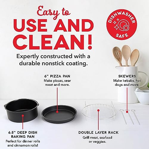 DASH DFAF450UP1 Air Fryer, Deluxe, Accessory Bundle - Image 2