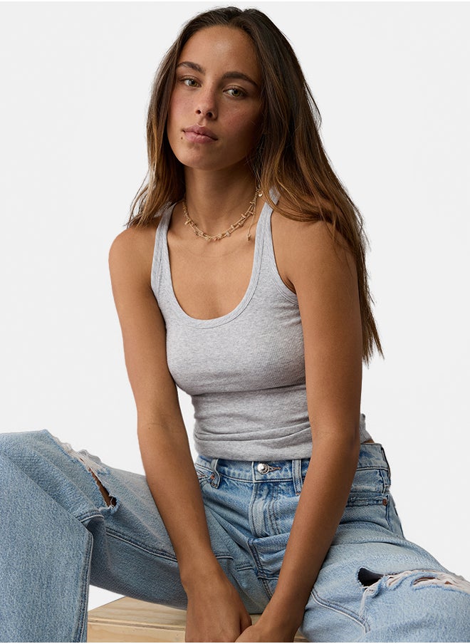 American Eagle - AE Boyfriend Scoop Tank Top - Image 1