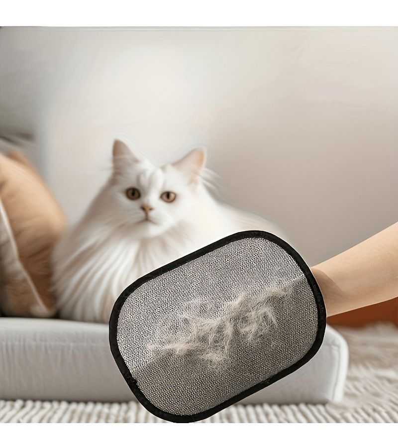 Manual Electrostatic Lint And Pet Hair Remover Brush For Cats Dogs Furniture Clothing Cool Black 5.9 Inches 7.87 Inches Adhesive Cleaning Tool No Power Required Home And Commercial Use - Image 5