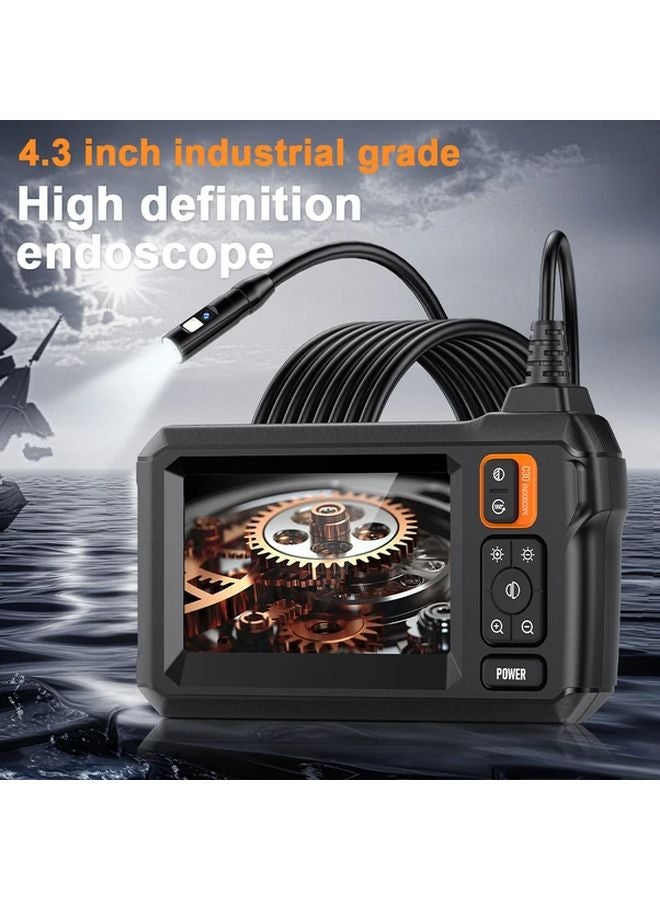 Orange Dual Lens 8mm 39 37 Inch Industrial Borescope For Car Repair Pipe Maintenance - Image 2