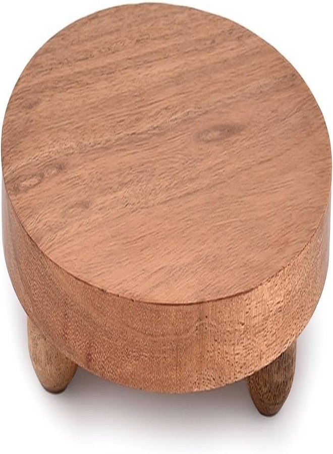 NIRMAN Display Stands Acacia Wood Farmhouse Decorative , Distressed Finish for Indoor Rustic Decorative Display Stand for Kitchen Counter Décor ( 4" x 4" x 1.5") (Set of 2) - Image 3