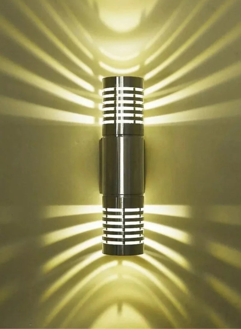 مصباح حائط LED أبيض دافئ بقوة 6 وات، للأعلى والأسفل، مناسب لغرف النوم والفنادق وغرف المعيشة والمطابخ - Image 3