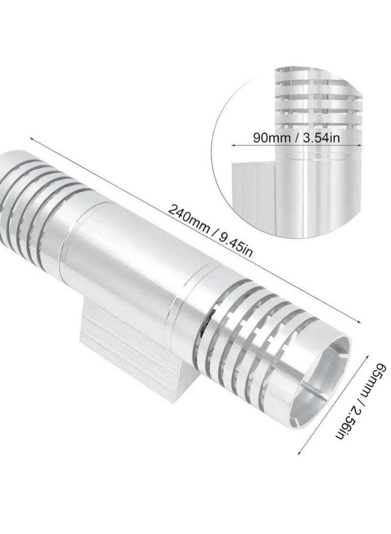 مصباح حائط LED أبيض دافئ بقوة 6 وات، للأعلى والأسفل، مناسب لغرف النوم والفنادق وغرف المعيشة والمطابخ - Image 5