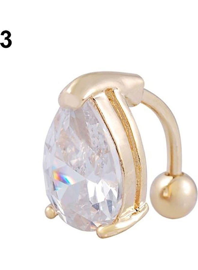 NIBEMINENT Rhinestone Belly Button Ring