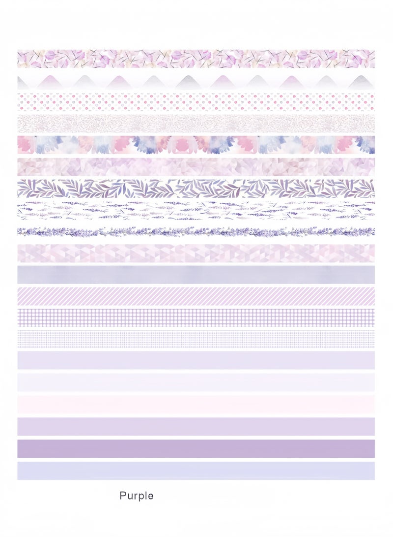 20 Rolls Combination Package Journal Thin Tape Retro Washi Tape Ancient Style Diary Tape Creative Decoration DIY Student - Image 2