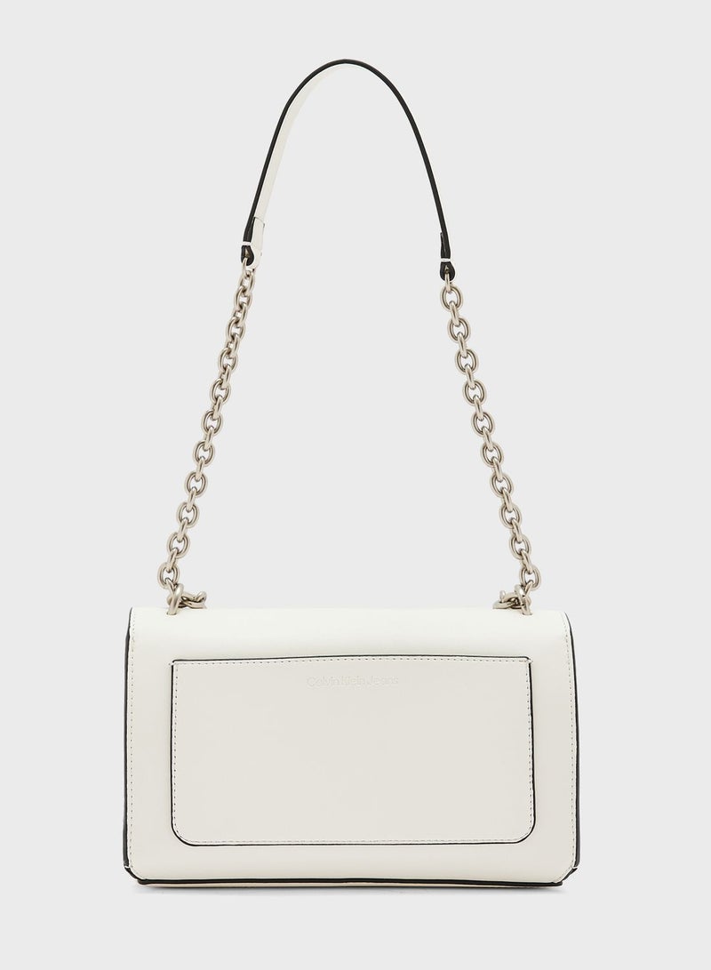 Sculpted Monogram Detailed Crossbody