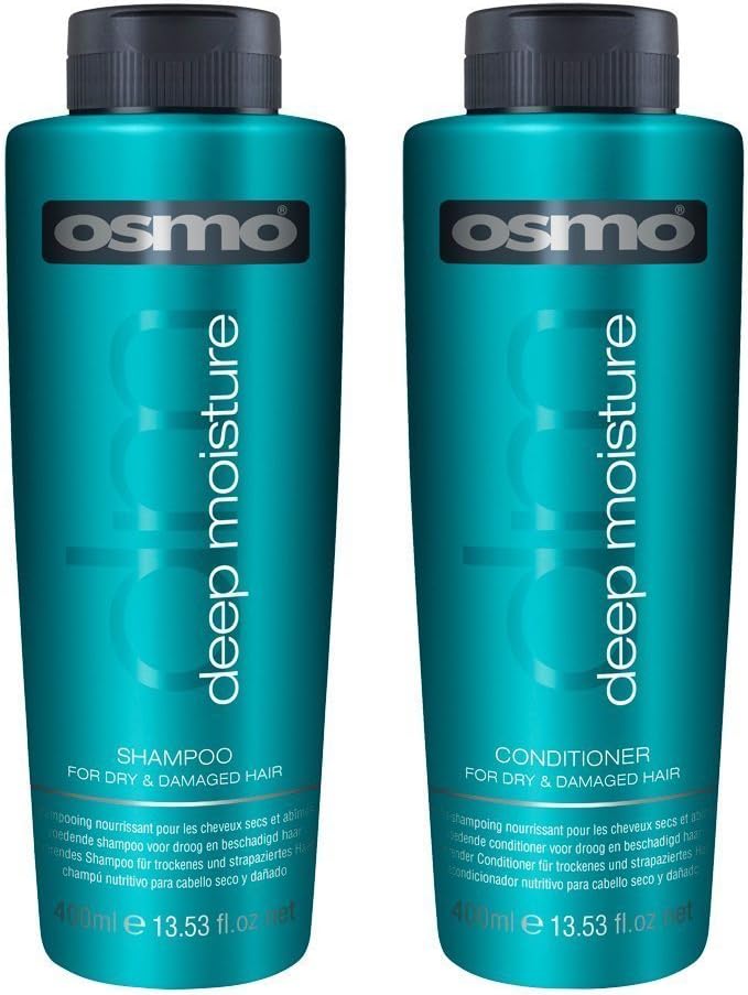 Osmo Deep Moisture Hair Shampoo Conditioner 400ml Professional Home Salon