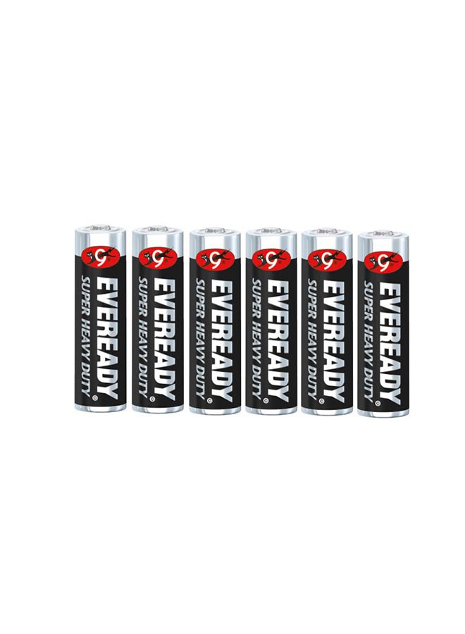 Eveready Super Heavy Duty Zinc AA Batteries – Pack of 6 - Image 3