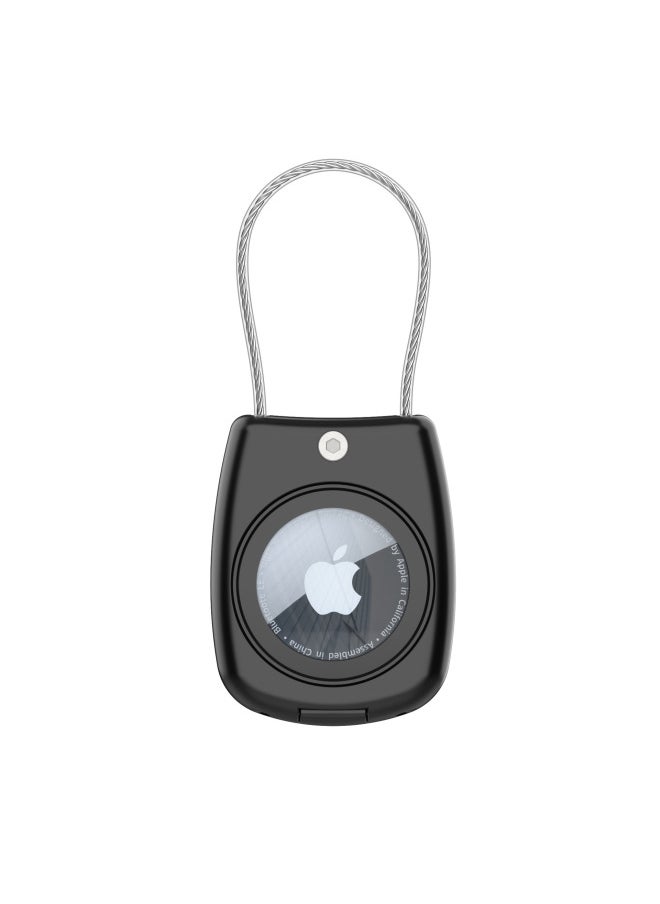 Generic - Applicable To Apple Airtag Protective Case Apple Tracker Airtag Waterproof Rope Safety Lock Protective Case-Color:Black-Applicable Model:AirTAag - Image 1