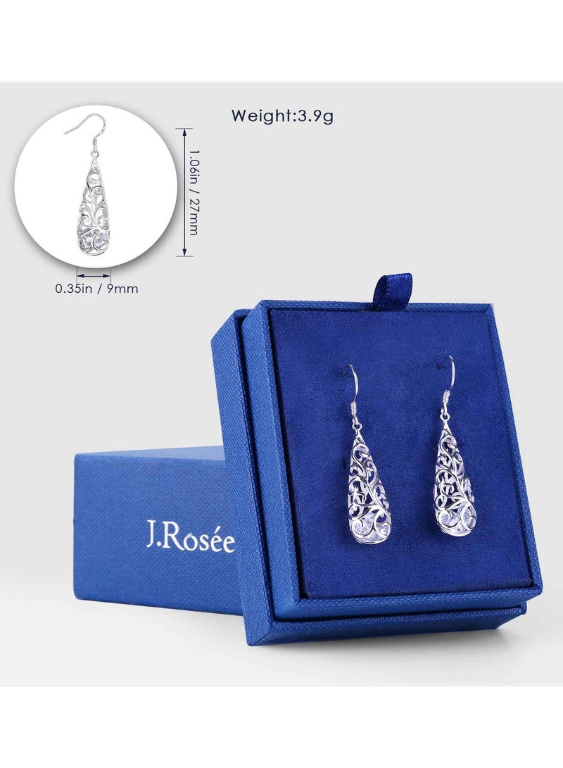 J.Rosée Fashion Jewelry 18K Gold Plated 925 Sterling Silver Studs Earrings for Women Gift Packing JR493 - Image 2
