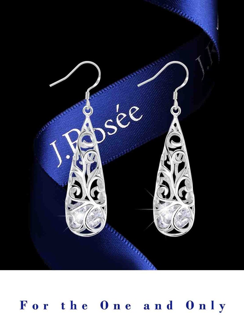 J.Rosée Fashion Jewelry 18K Gold Plated 925 Sterling Silver Studs Earrings for Women Gift Packing JR493 - Image 5