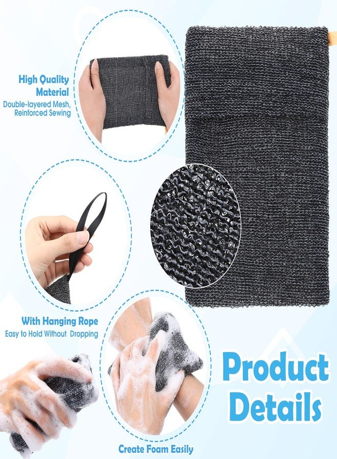 Afarnook 24 Pack Soap Saver & Bag Set Include 12 Soap Pocket Squares Exfoliating Pouch and 12 Bar Lifting Pads Body Scrubber Rough Sponge Self Draining Holder for Bath or Shower (Gray and Beige) - Image 3