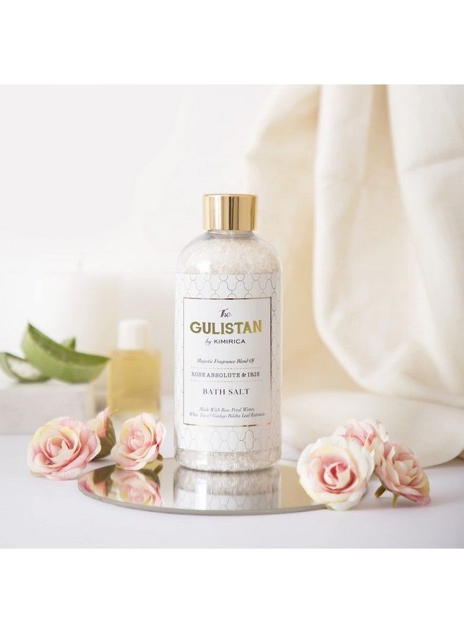 KIMIRICA The Gulistan Bath Salt For Body Spa Relaxation And Pain Relief 100% Vegan And Paraben Free With Goodness Of Rose Water White Tea And Ginkgo Biloba 100% Vegan 300 Gram - Image 1
