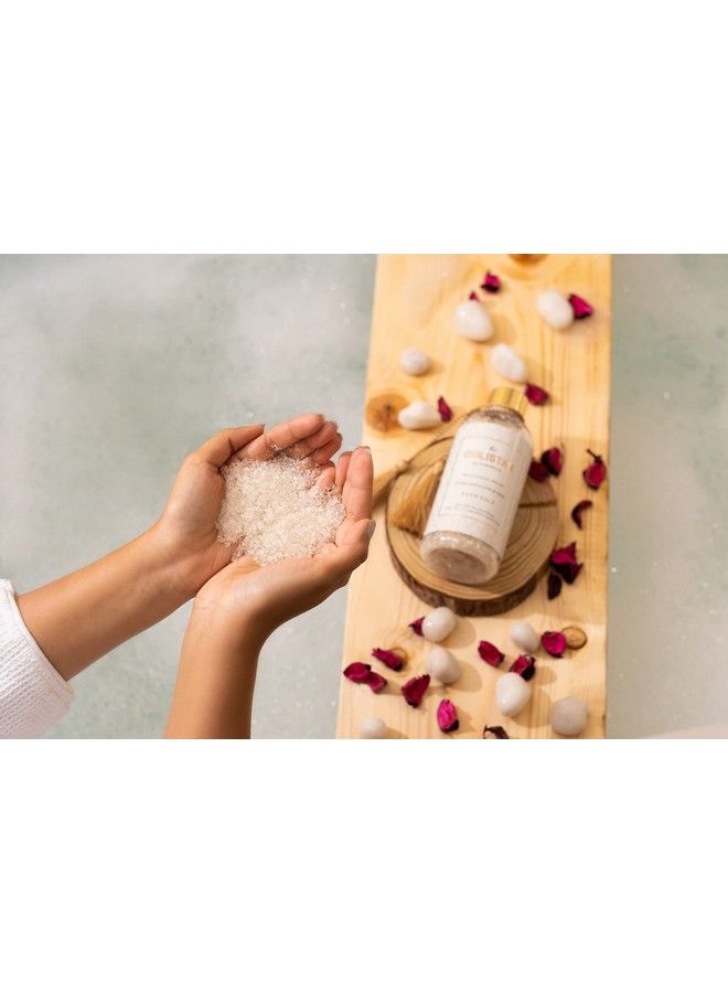 KIMIRICA The Gulistan Bath Salt For Body Spa Relaxation And Pain Relief 100% Vegan And Paraben Free With Goodness Of Rose Water White Tea And Ginkgo Biloba 100% Vegan 300 Gram - Image 4