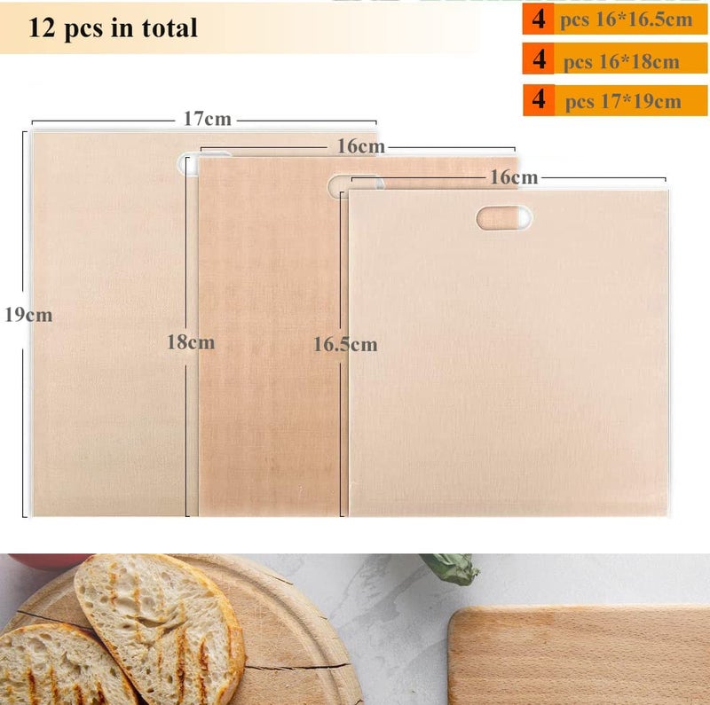 Akblaklsa 12 Pack Reusable Toaster Bags Non-Stick, Washable Toasted Sandwich Toastie Bags Toaster Microwave Grill, Great for Toast Sandwich Panini Snacks - Image 4