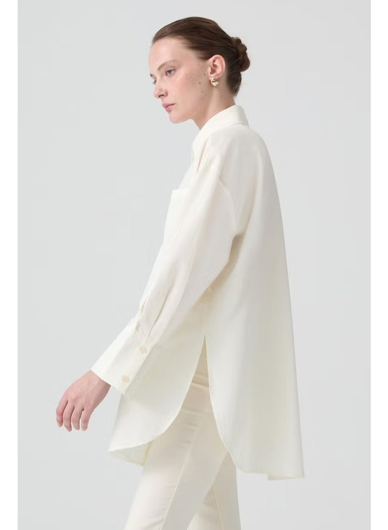 Touche Prive Relax Fit Poplin Shirt - Image 3