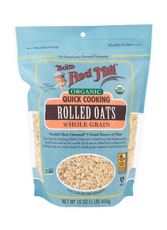Bob's Red Mill Organic Oats Rolled Quick 454g  - Image 1