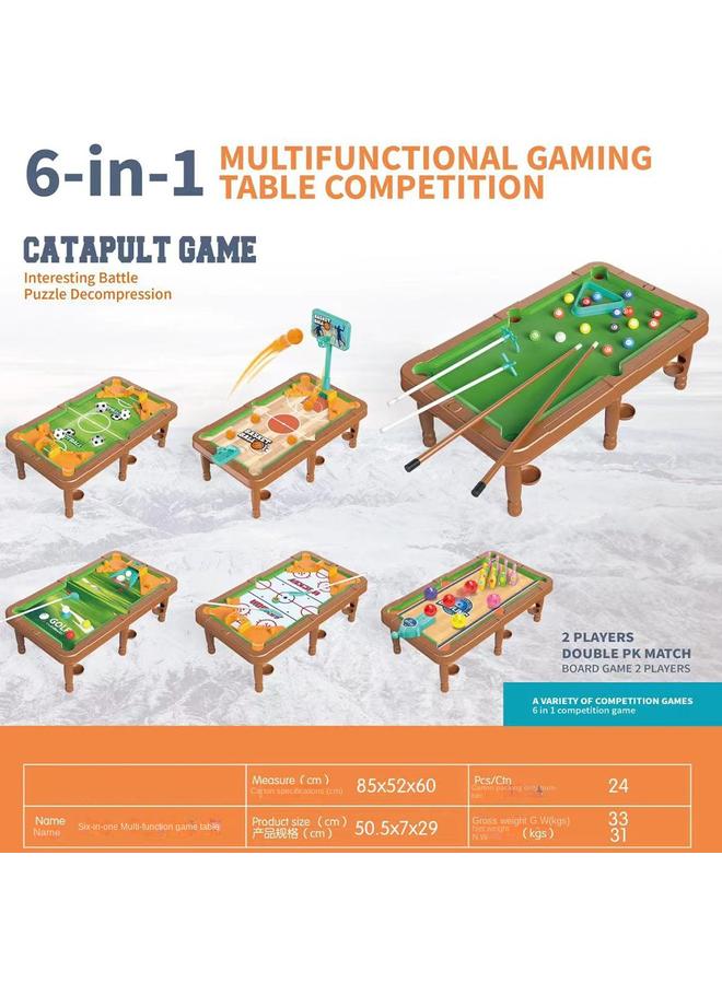 الأزرق جي دبليو <شعبية في أمريكا الشمالية> ألعاب طاولة بلياردو صغيرة متعددة الوظائف للأطفال ألعاب طاولة بلياردو للأطفال 6-12 سنة - Image 1