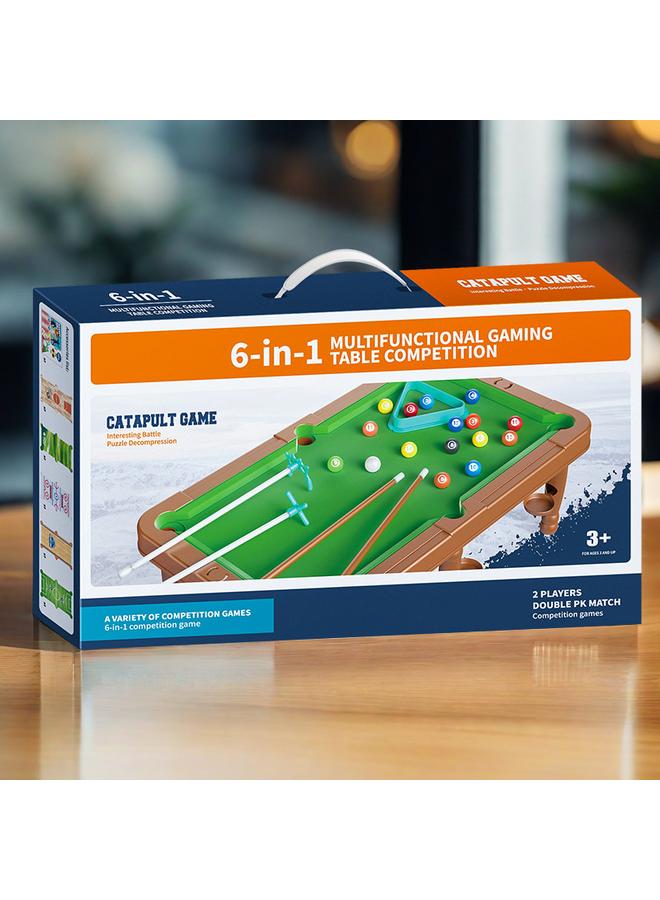 الأزرق جي دبليو <شعبية في أمريكا الشمالية> ألعاب طاولة بلياردو صغيرة متعددة الوظائف للأطفال ألعاب طاولة بلياردو للأطفال 6-12 سنة - Image 2