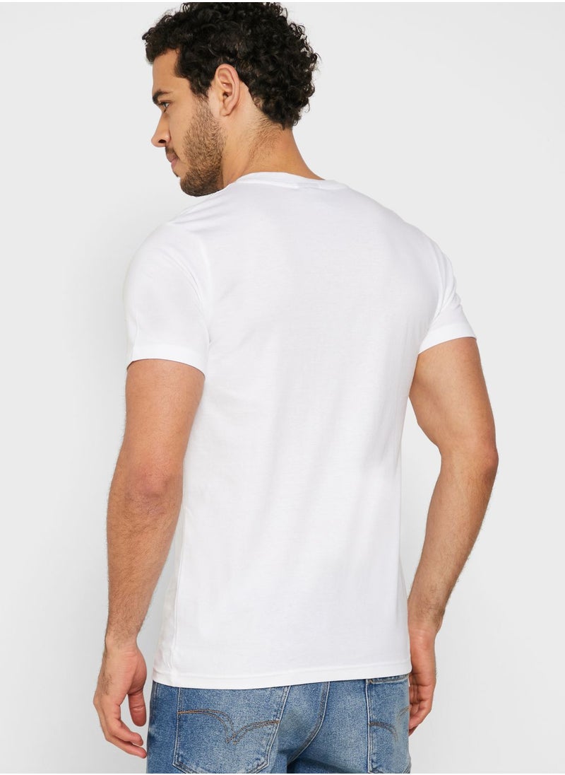 Seventy Five Basics - 5 Pack Essential V Neck T-Shirts - Image 1