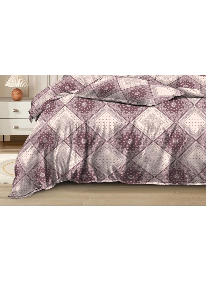 Fablicious Cotton Reversible Ac Comforter Set King Size Double Bed With Bedsheet And 2 Pillow Covers Size- 90X100 Inch, Multicolor-8, 350 Tc - Image 2