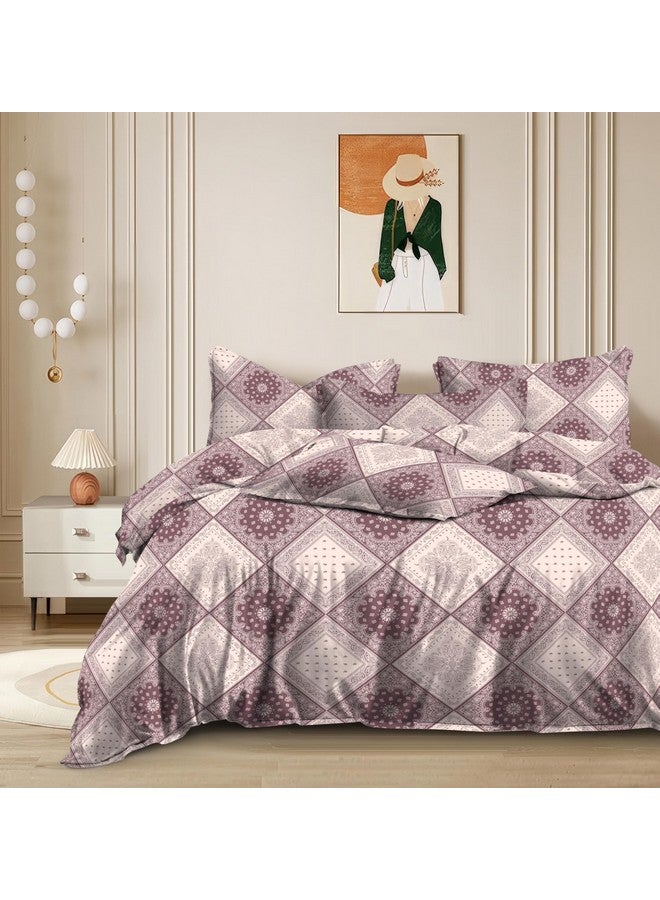 Fablicious Cotton Reversible Ac Comforter Set King Size Double Bed With Bedsheet And 2 Pillow Covers Size- 90X100 Inch, Multicolor-8, 350 Tc - Image 1