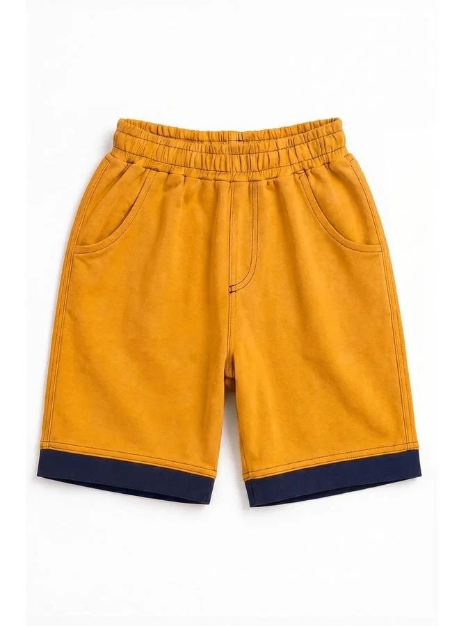 Perendi Boys' Two-Piece Color-Block Shorts